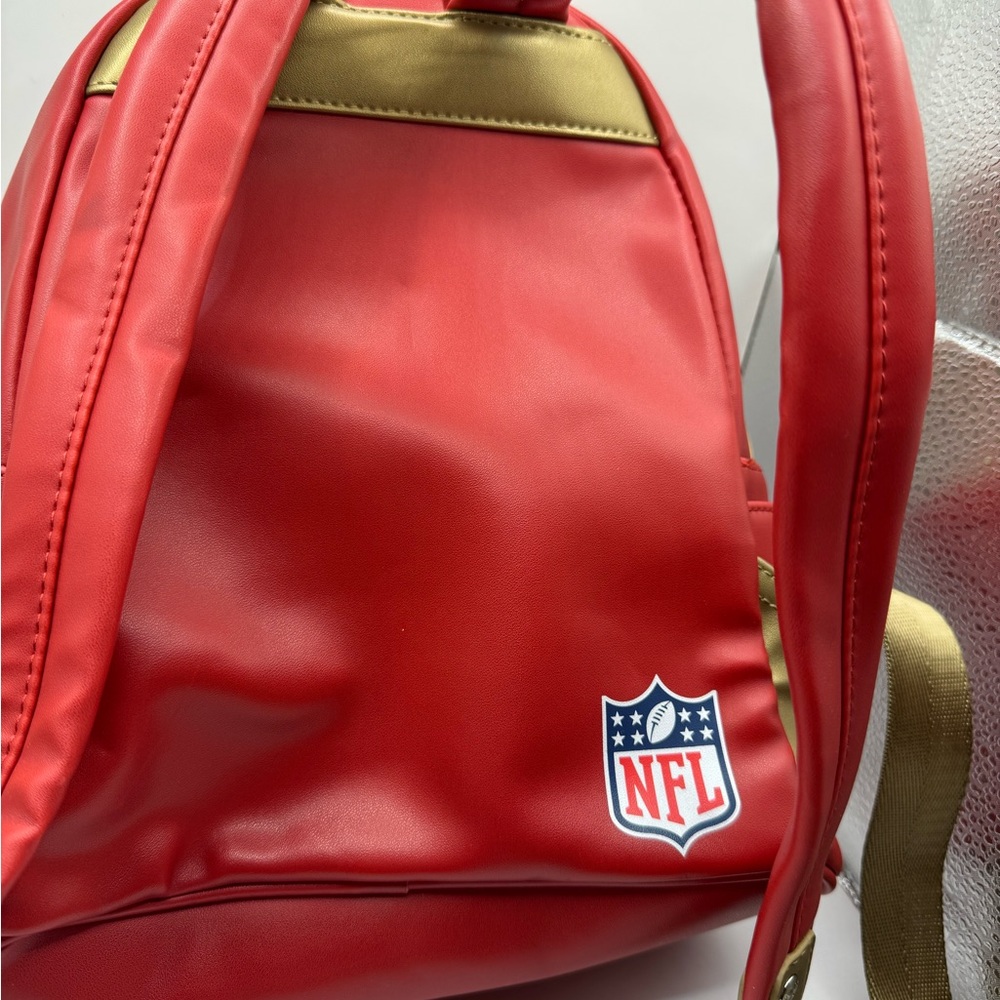 San Francisco 49ers Red and Gold Backpack - Picture 4 of 7